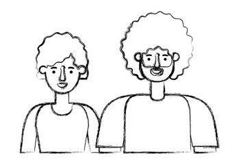 couple avatar characters icons