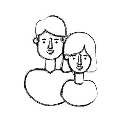 couple avatar characters icons