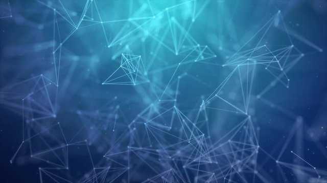 245. Abstract plexus dark blue molecule structure medical Molecules medical and technology futuristic structure presentation loop backgrund for science, chemistry, biology, medicine, research.