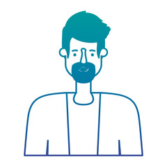 young man with beard avatar character