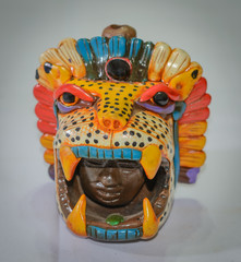 head crafts of jaguar teotihuacan