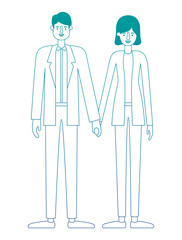 couple avatar characters icons