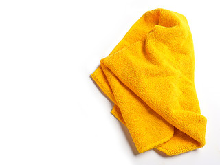 Microfiber Cleaning Cloth ,on white background.