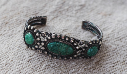 Fototapeta na wymiar Antique Navajo bracelet