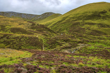 Scottish Highlands. Cairngorm Mountains. Braemar, Royal Deeside, Aberdeenshire, Scotland, UK.