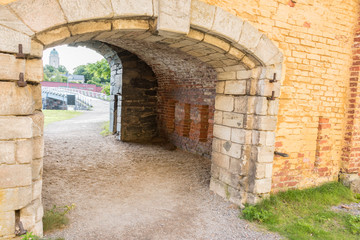 Fototapeta na wymiar entrance to the fort