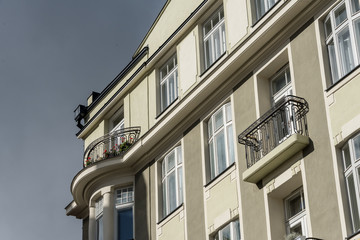 modern apartment building