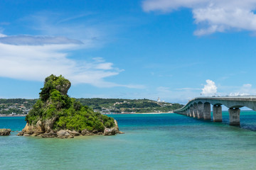 tropical island in the sea