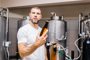 an image of a craft beer equipment at a brewery