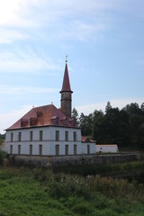 View to Priorat palace, Gatchina, Russia