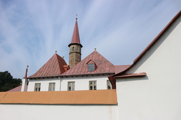 Obraz premium View to Priorat palace, Gatchina, Russia