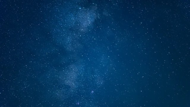 Perseid Meteor Shower Milky Way Time Lapse Closeup in Trona Pinnacles California