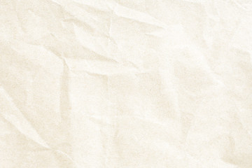 Crumpled brown background paper texture