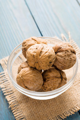 Close up on fresh walnut