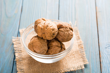 Close up on fresh walnut