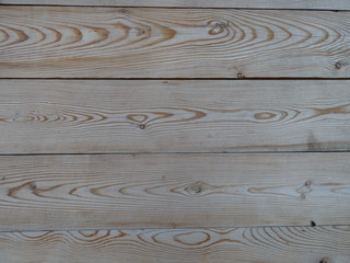Wall of wooden planks