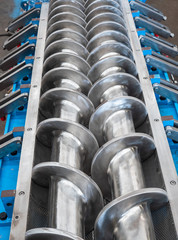 Twin screw press