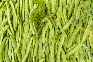 Green beans at bazaar