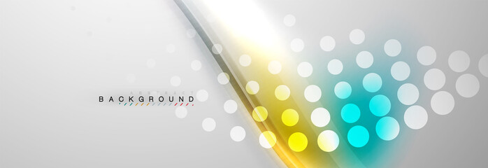 Smooth flowing wave motion concept background