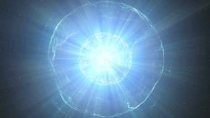 Huge violent explosion in space - Powered by Adobe