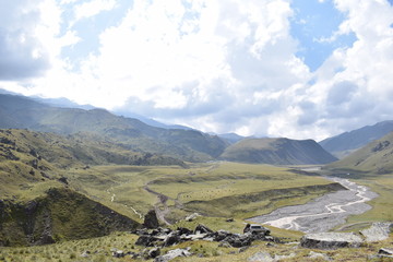 landscape in the mountains