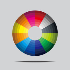 Fototapeta premium color circle guide
