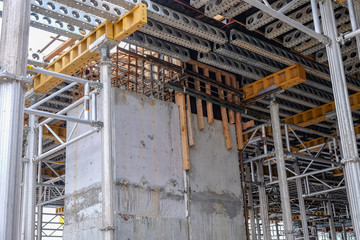 Scaffold. Construction Scaffoldings.