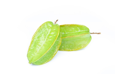 Star apple isolated on white background