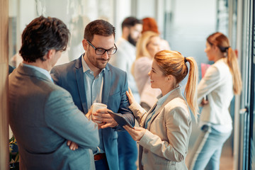 Successful business people