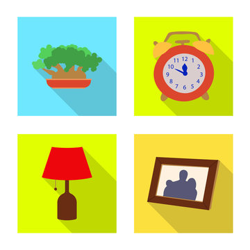 Isolated object of dreams and night icon. Set of dreams and bedroom vector icon for stock.