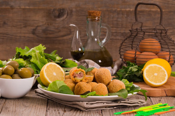 Ascoli stuffed olives.