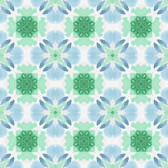 Stunning watercolor pattern for ceramic tiles and decoration