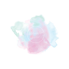 hand drawing watercolor background vector
