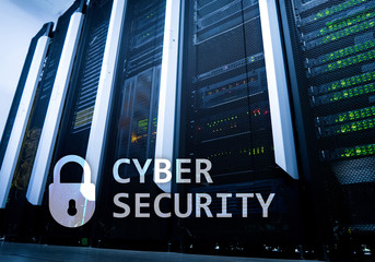 Obraz premium Cyber security, data protection, information privacy. Internet and technology concept.