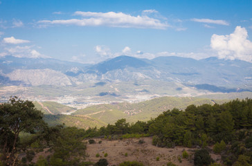 view of mountains