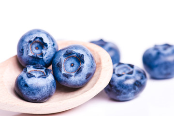 Fresh sweet blueberry fruit.