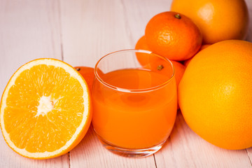 Fruit orange juice