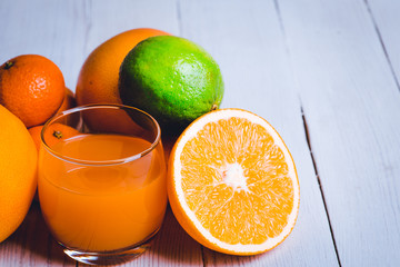 Fruit orange juice