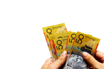 Australian Dollar as background