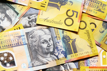 Australian Dollar as background