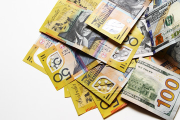 Australian Dollar as background