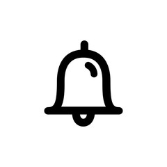 Bell vector icon isolated on background. Trendy sweet symbol. Pixel perfect. illustration EPS 10.