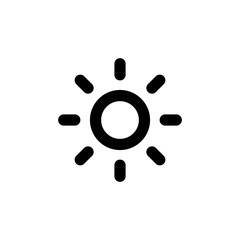 Brightness max vector icon isolated on background. Trendy sweet symbol. Pixel perfect. illustration EPS 10.