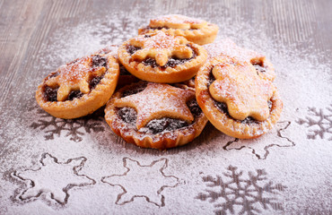 Christmas sweet mince pies