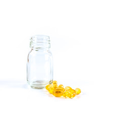 Medicine pills or capsules