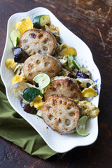 レンコンのはさみ焼き