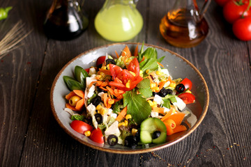 Vegetable salad for slimming
