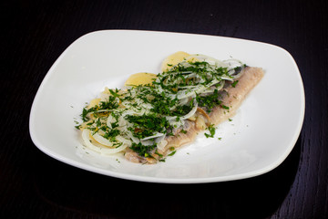 Tasty Norwegian herring