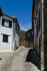 Fototapeta na wymiar Calle de Pinhel, distrito de Guarda. Portugal.