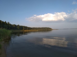 Water, Lake and Clouds